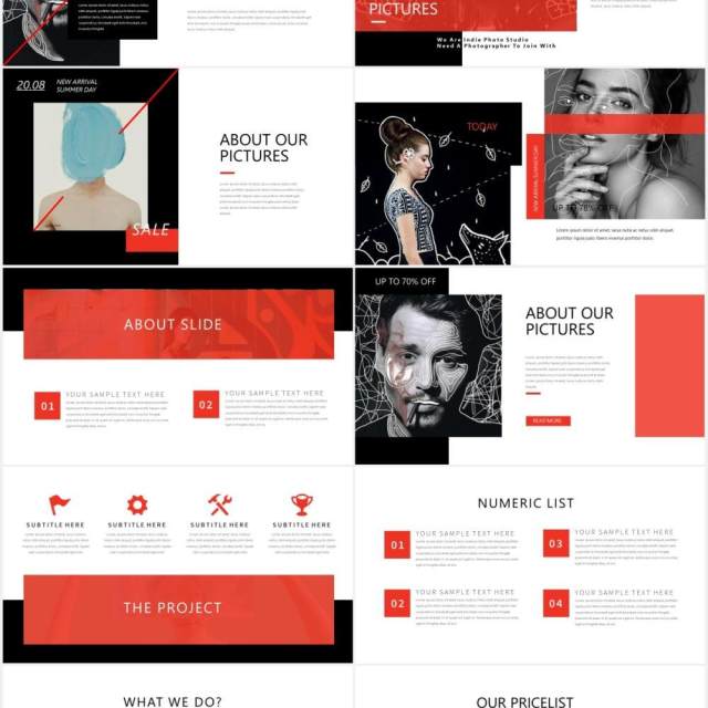 充满创意的图片作品展示PPT模板Stuff Creative Powerpoint 充满创意的图片作品展示PPT模板Stuff Creative Powerpoint