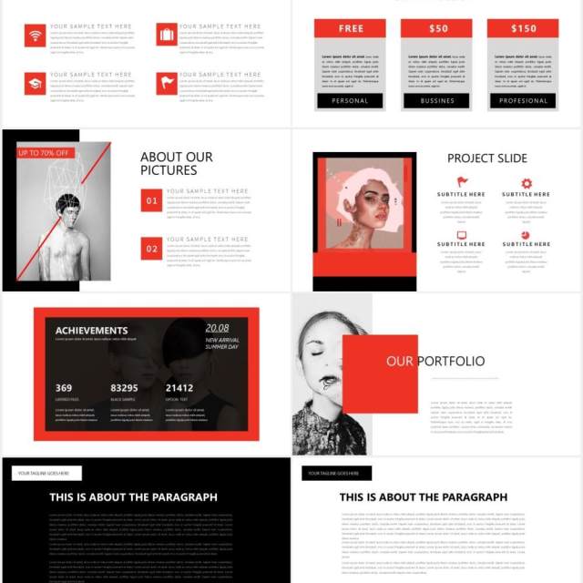 充满创意的图片作品展示PPT模板Stuff Creative Powerpoint 充满创意的图片作品展示PPT模板Stuff Creative Powerpoint