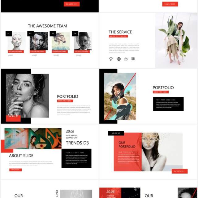 充满创意的图片作品展示PPT模板Stuff Creative Powerpoint 充满创意的图片作品展示PPT模板Stuff Creative Powerpoint