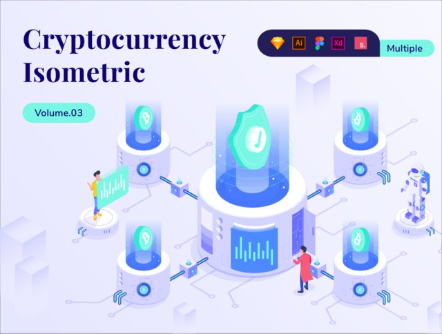 Cryptocurrency业务等距套件Vol.03,Cryptocurrency业务等距包Vol.03 Cryptocurrency业务等距套件Vol.03,Cryptocurrency业务等距包Vol.03