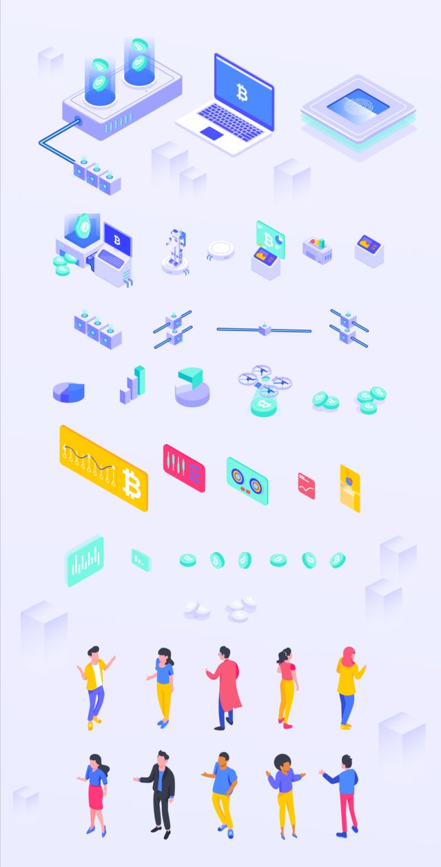 Cryptocurrency业务等距套件Vol.03,Cryptocurrency业务等距包Vol.03 Cryptocurrency业务等距套件Vol.03,Cryptocurrency业务等距包Vol.03