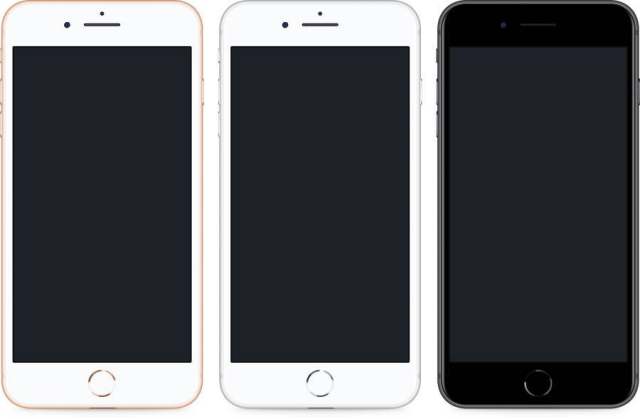 iPhone 8 Plus 全色系模型 iPhone 8 Plus 全色系模型