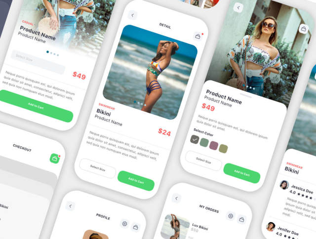 高品质的模板设计草图,Adobe公司的XD和FIGMA电子商务的移动应用程序,丝卡蒂电子商务应用UI工具包 高品质的模板设计草图,Adobe公司的XD和FIGMA电子商务的移动应用程序,丝卡蒂电子商务应用UI工具包