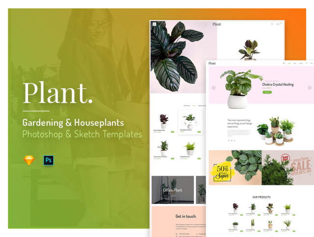 Plant是为Sketch和Photoshop,Plant制作的模板集合 Plant是为Sketch和Photoshop,Plant制作的模板集合