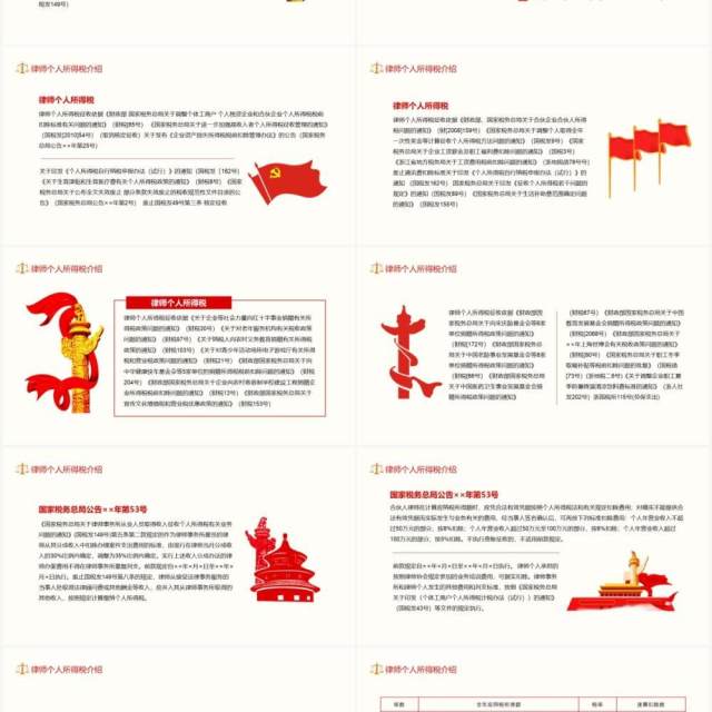 律师事务所财务核算个人所得税基本知识动态PPT模板