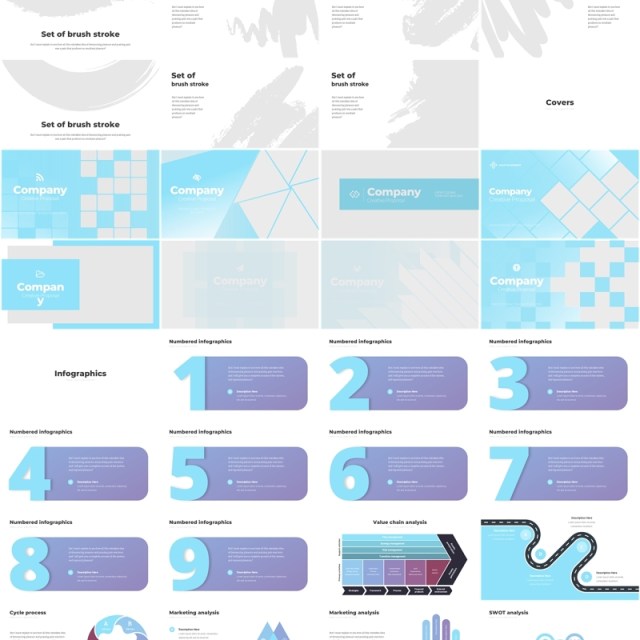 230页公司创意项目提案PPT模板可插图Company Creative Proposal [scheme 8]