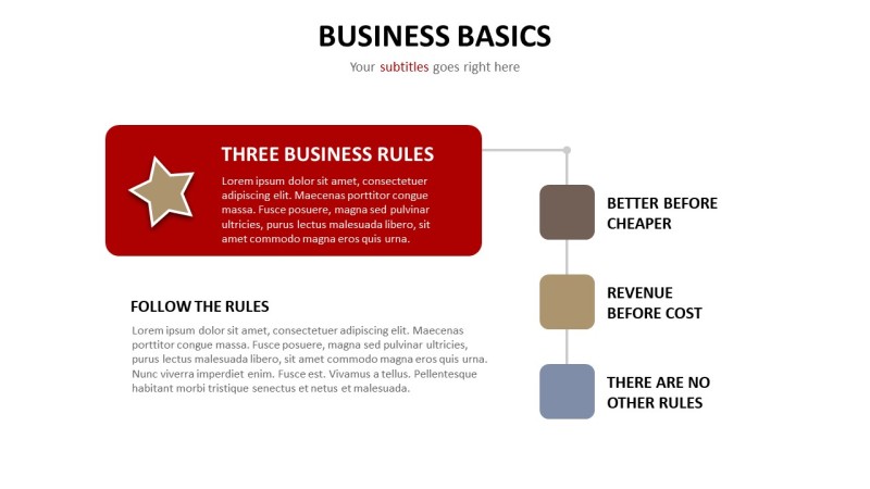 商务并列关系PPT图表-11