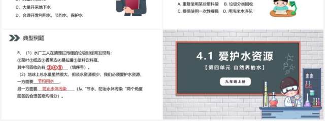 部编版九年级化学上册爱护水资源课件PPT模板 部编版九年级化学上册爱护水资源课件PPT模板