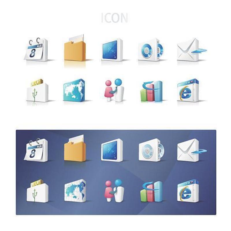 精致网络图标EPS格式