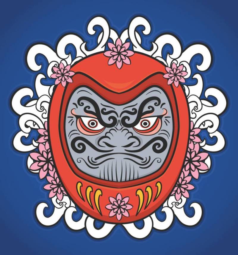 日本纹身矢量艺术