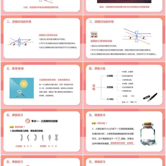 部编版5.1第五章透镜八年级物理课件PPT模版 部编版5.1第五章透镜八年级物理课件PPT模版