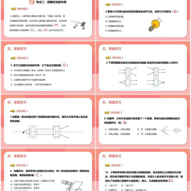部编版5.1第五章透镜八年级物理课件PPT模版 部编版5.1第五章透镜八年级物理课件PPT模版