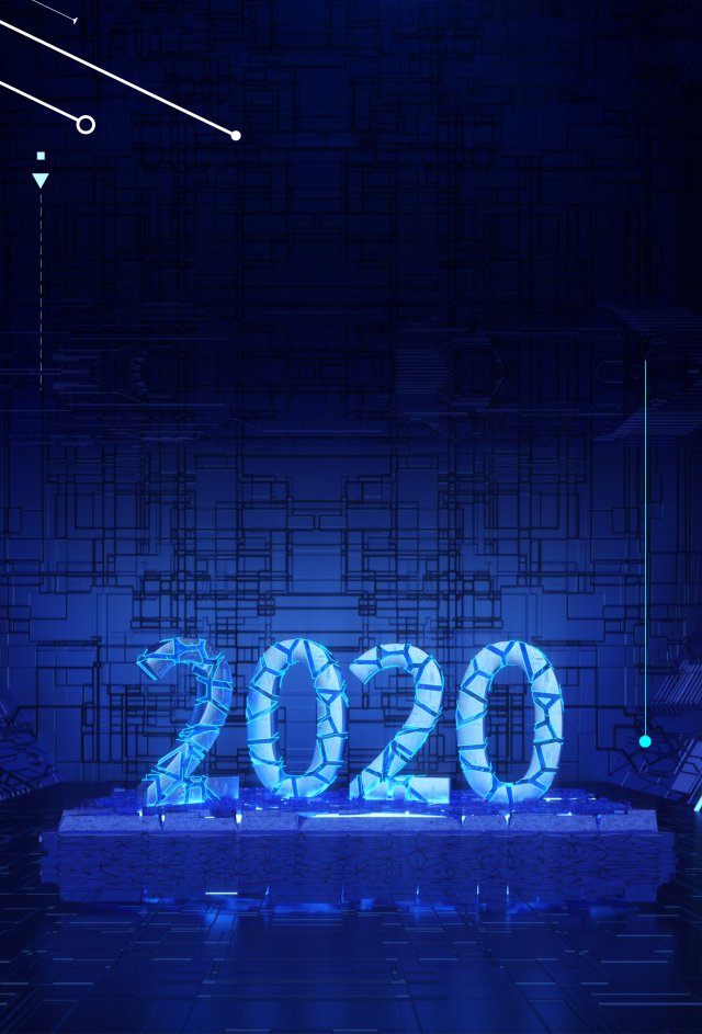 2020蓝色科技互联网企业舞台会议高端论坛背景PSD海报设计素材竖版31 2020蓝色科技互联网企业舞台会议高端论坛背景PSD海报设计素材竖版31