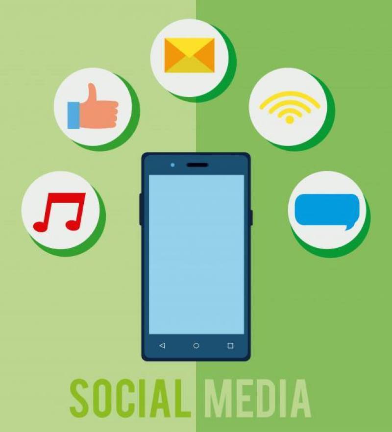 智能手机的社交媒体