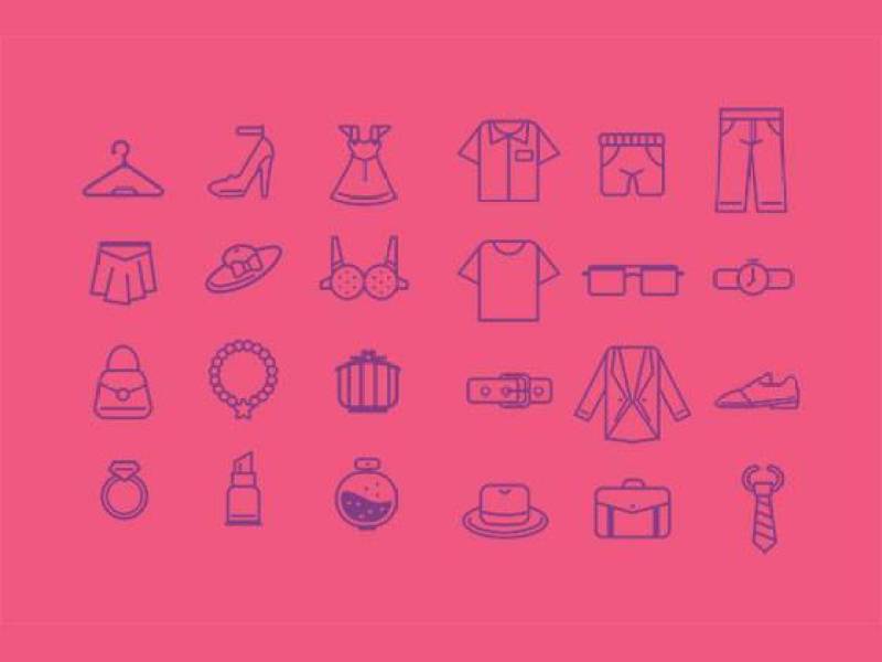 Fashion Line Icons