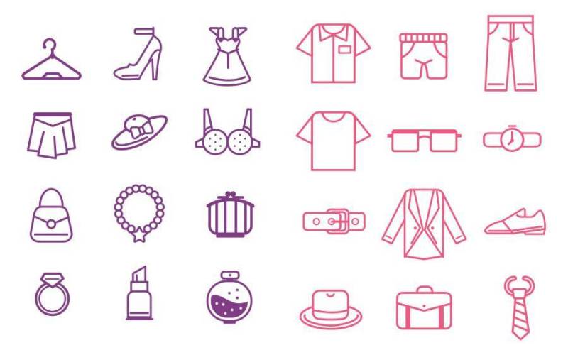 Fashion Line Icons