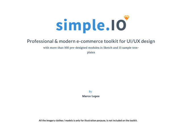 基于Web的现代电子商务UI工具包Simple.IO