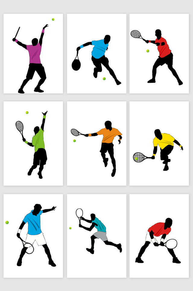 运动打网球健康活动