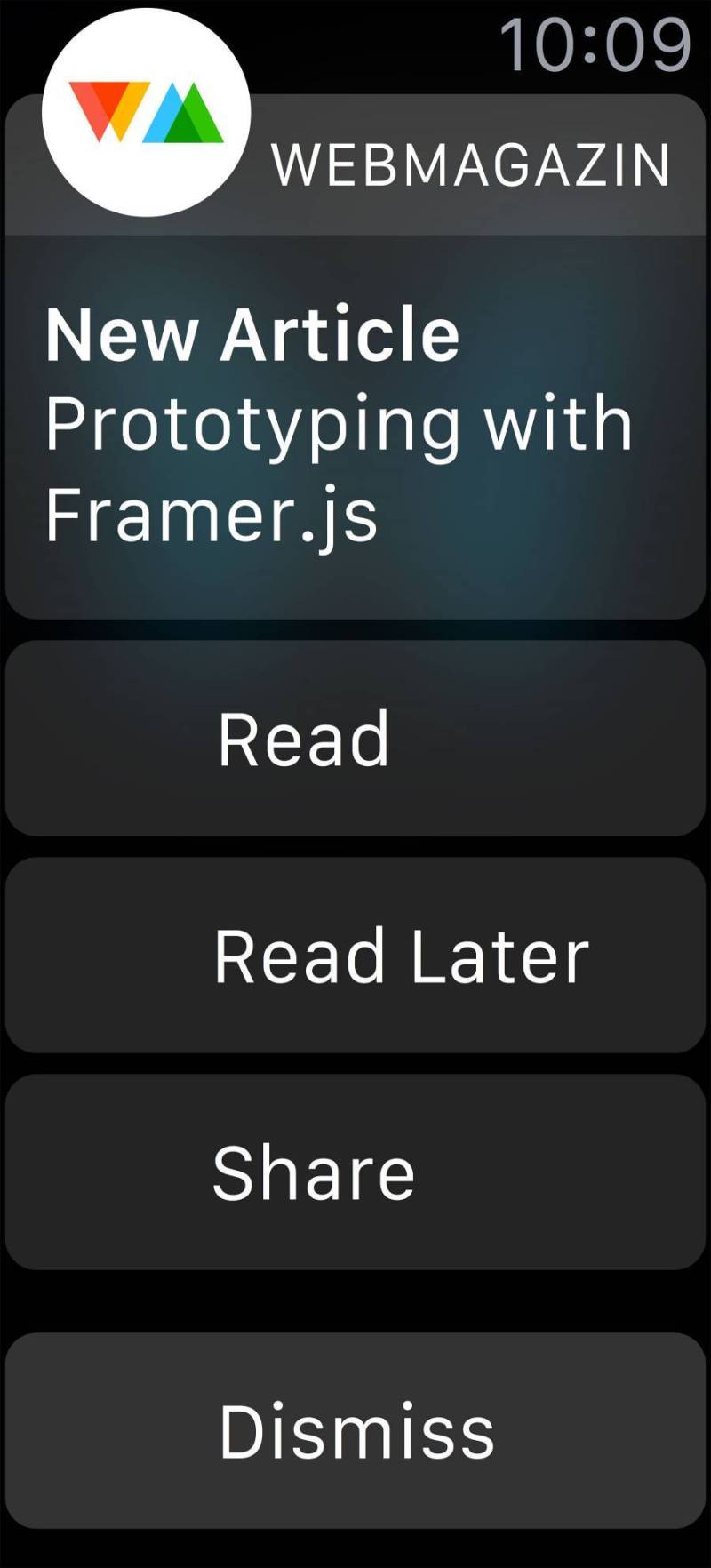 Apple Watch Notification