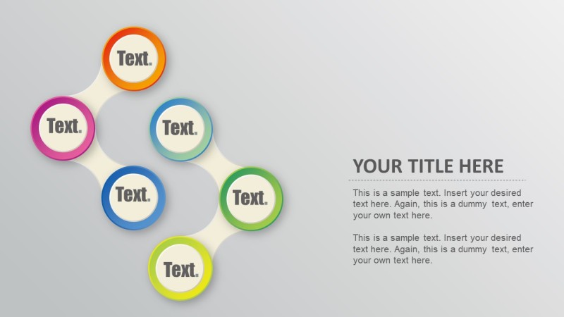 PPT信息图表元素圆形组合