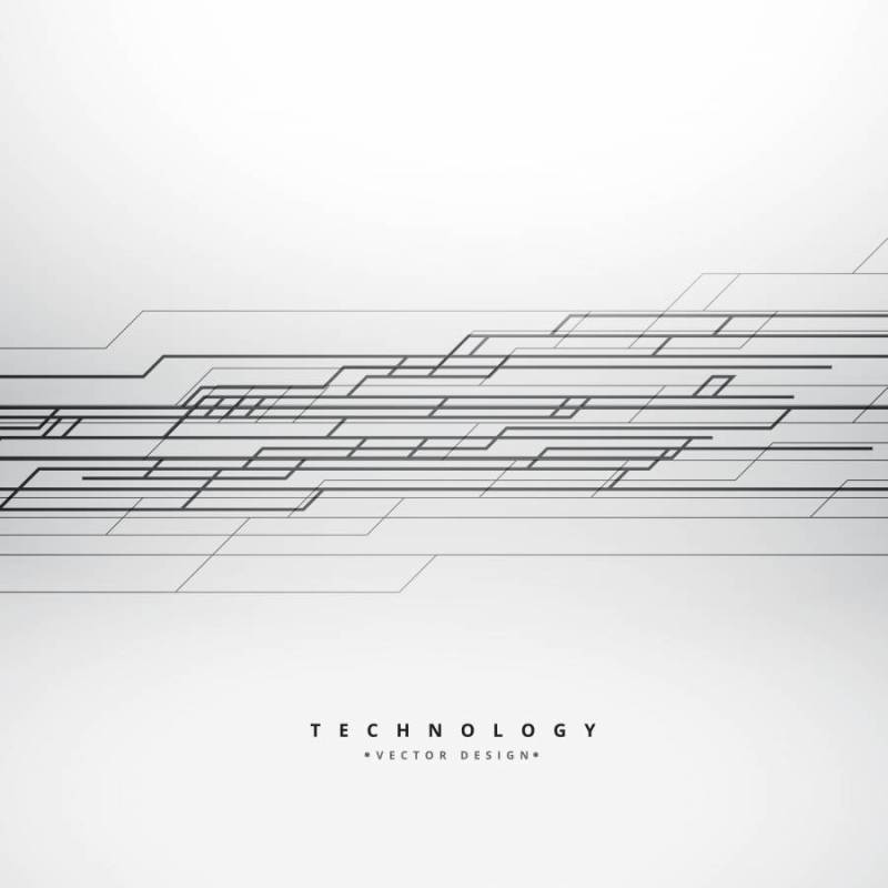 抽象技术行背景矢量设计插画
