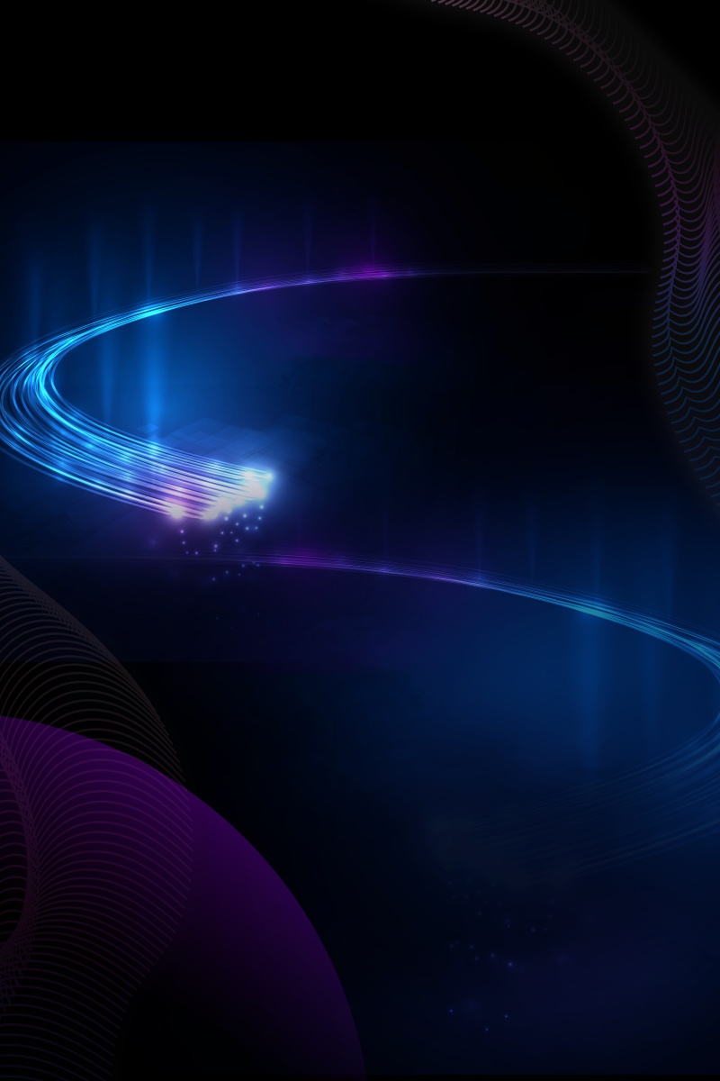 蓝色科技互联网企业舞台会议高端论坛背景PSD海报设计素材竖版38