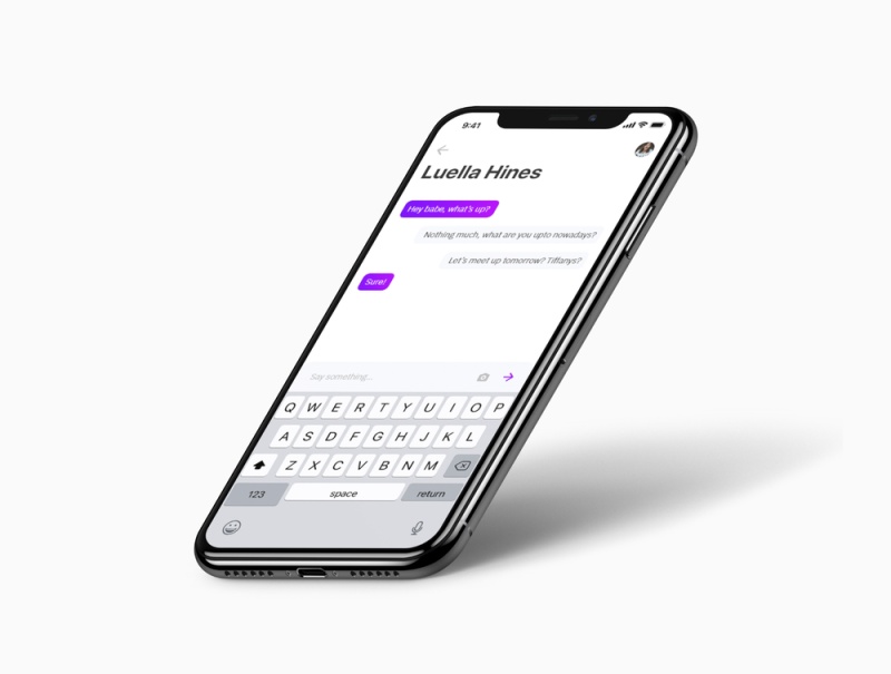 为XD。，Adobe XD CC聊天UI工具包制作的时尚移动聊天UI工具包