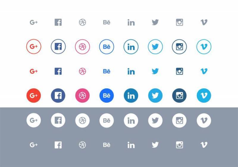Simple Social Icons