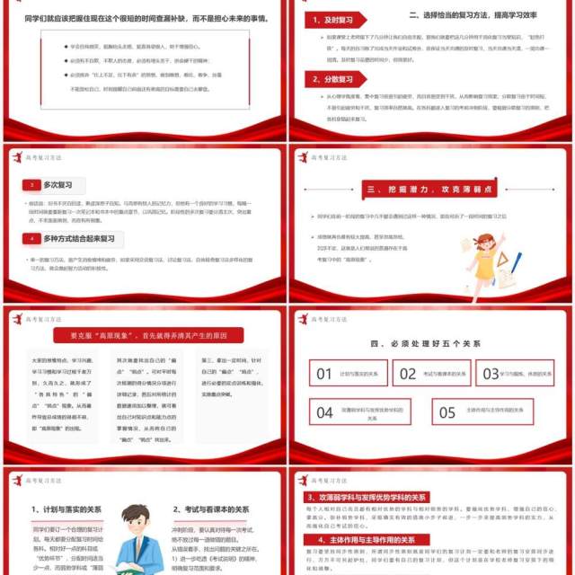 红色简约高考冲刺誓师大会PPT模板 红色简约高考冲刺誓师大会PPT模板