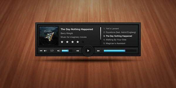 音乐播放器UI设计二