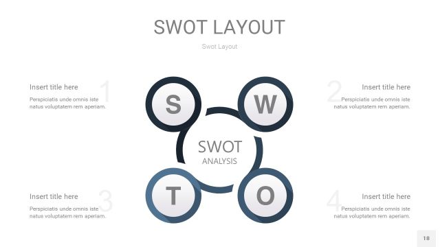 莫兰迪蓝色SWOT图表PPT18 莫兰迪蓝色SWOT图表PPT18