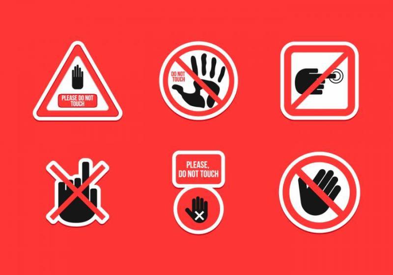 不要触摸 矢量包