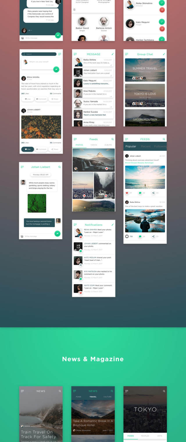在Sketch&Adobe XD,Mugen iOS UI Kit中设计的80+ iOS移动应用UI工具包 在Sketch&Adobe XD,Mugen iOS UI Kit中设计的80+ iOS移动应用UI工具包