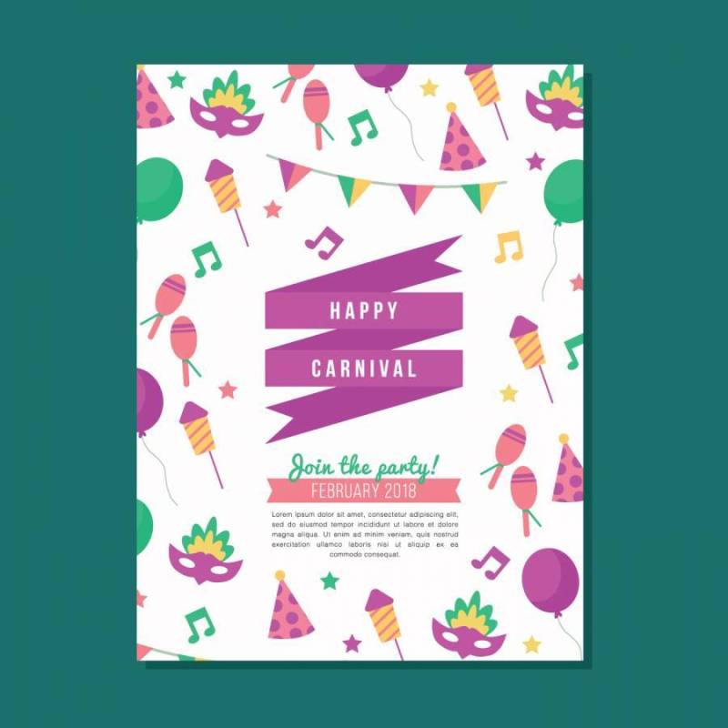 多彩的嘉年华海报