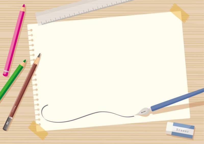 文具_写生簿和笔