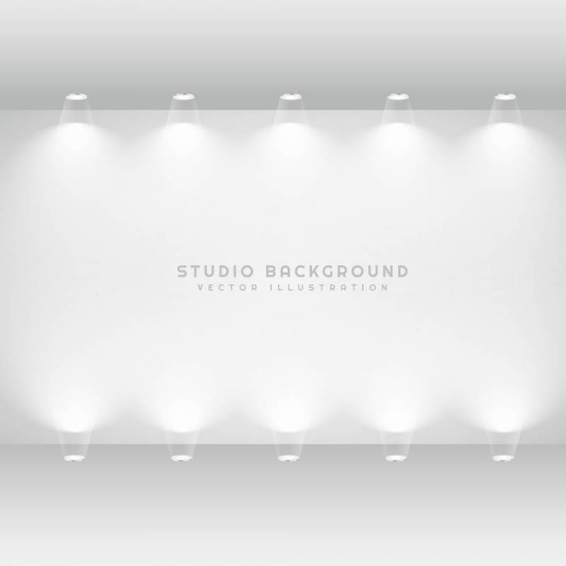 白色工作室画廊墙壁