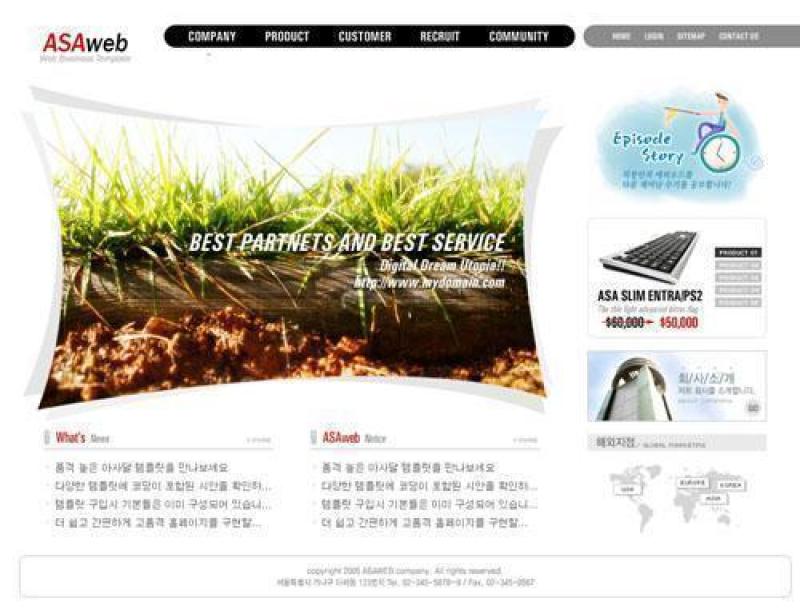 企业网站模板PSD分层(497)