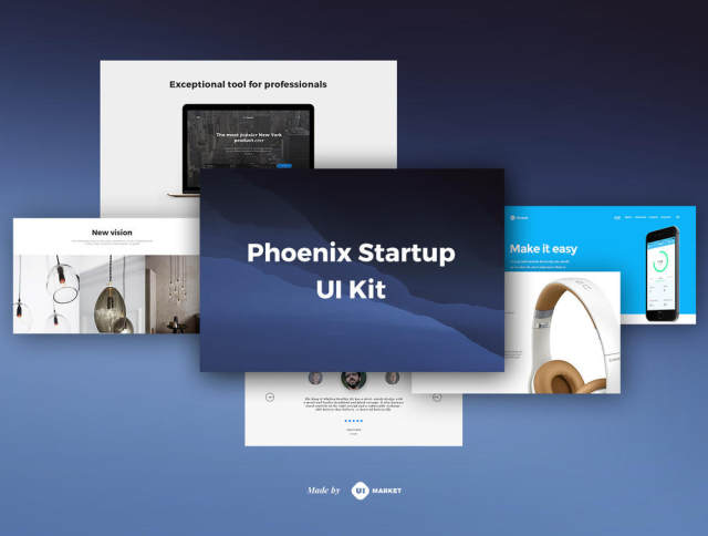 用于高级Web项目的现代UI工具包,Phoenix Startup UI Kit 用于高级Web项目的现代UI工具包,Phoenix Startup UI Kit