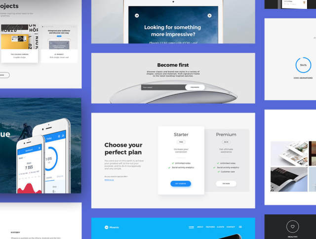 用于高级Web项目的现代UI工具包,Phoenix Startup UI Kit 用于高级Web项目的现代UI工具包,Phoenix Startup UI Kit