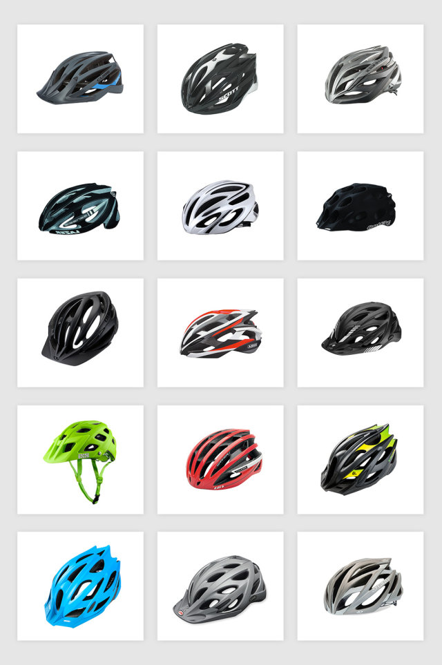 高清免抠自行车头盔