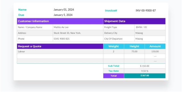 数据分析表格分析PPT素材Data Table