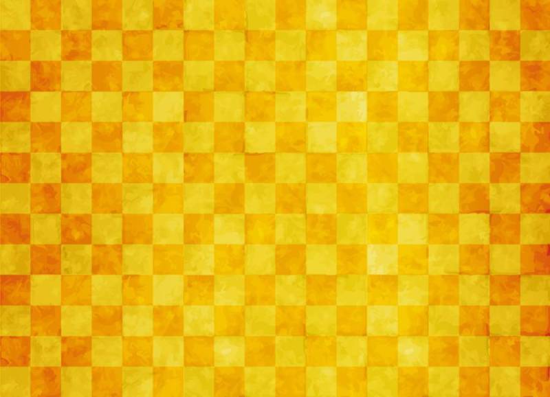 金色屏风风背景テクスチャ市松模様柄壁纸絵