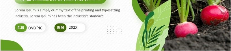 绿色简约风农业互联网商业计划书PPT模板