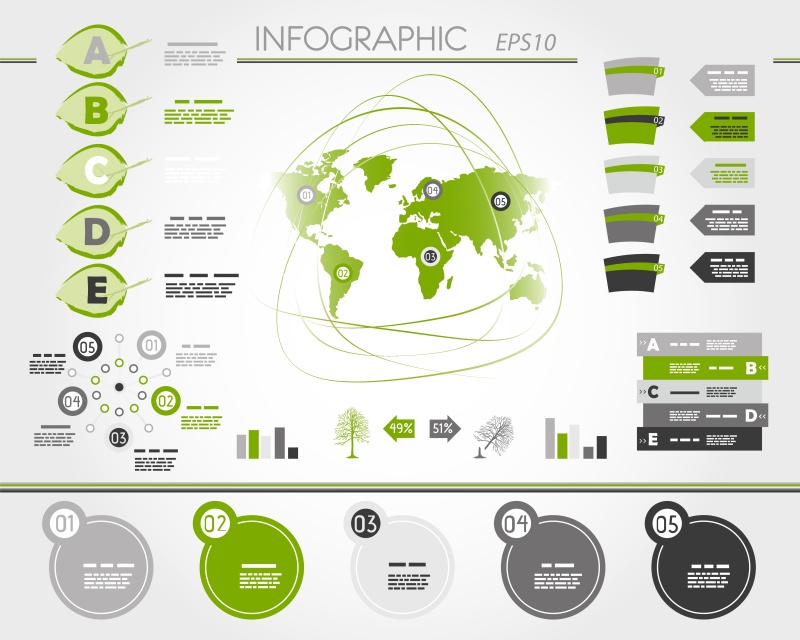 信息图形设计元素68