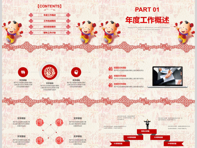 2018旺狗送福新年计划年终总结ppt 2018旺狗送福新年计划年终总结ppt