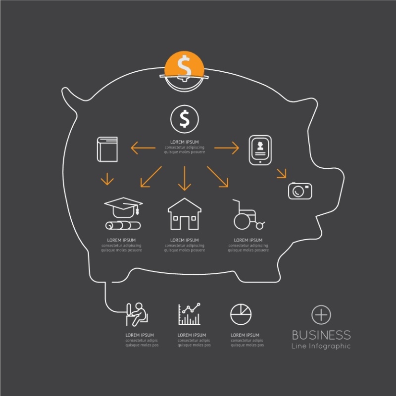 信息图形元素1022