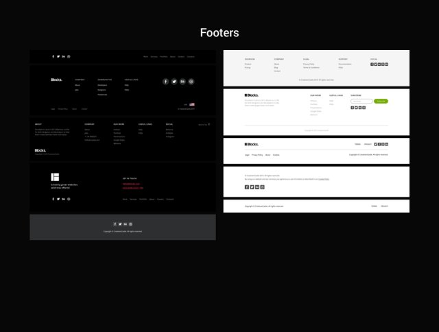 制作网页更快，更容易与预先设计的综合UI块，对于草图块UI工具包