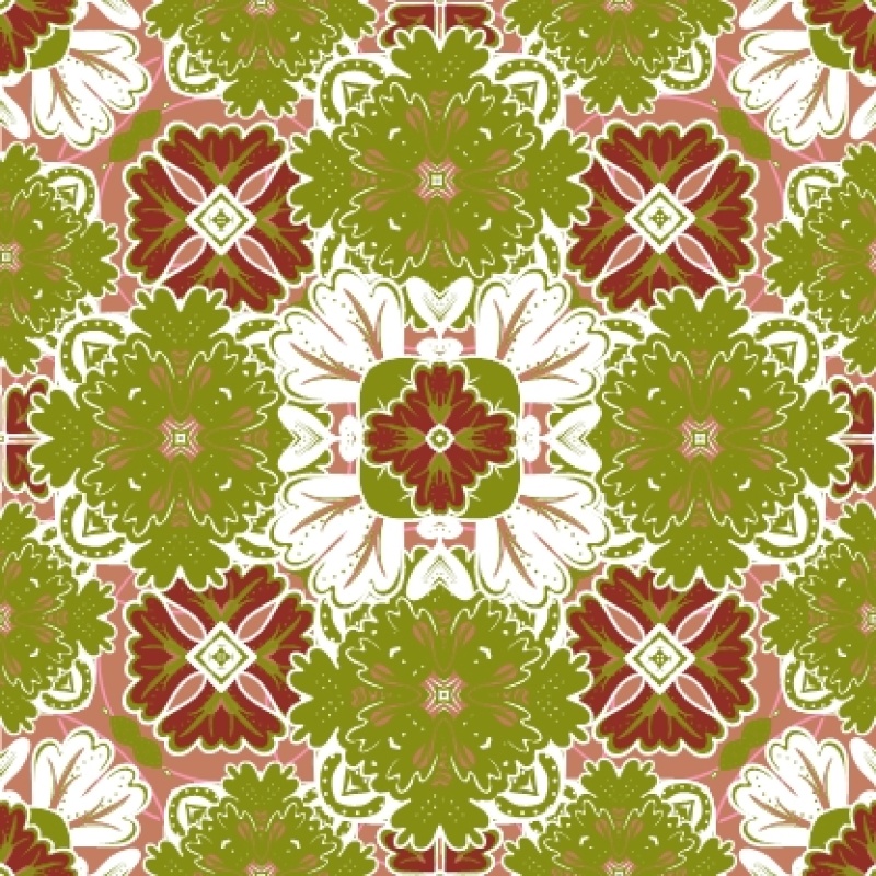 无缝图案彩色装饰矢量16