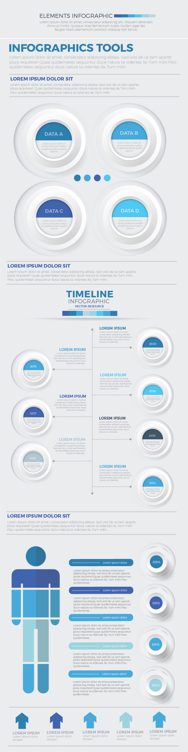 蓝色信息图形设计Blue Infographics Design 蓝色信息图形设计Blue Infographics Design