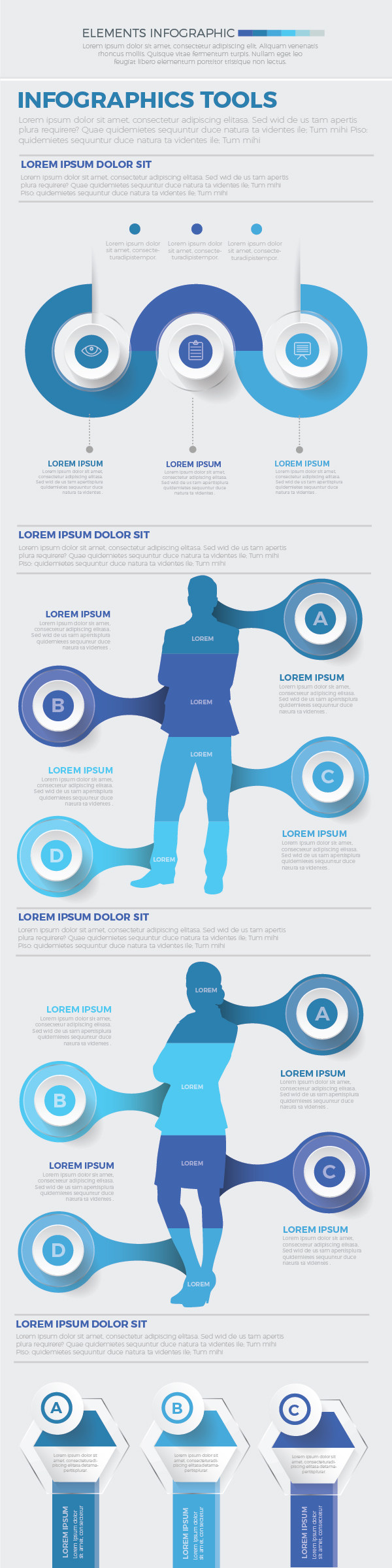 蓝色信息图形设计Blue Infographics Design 蓝色信息图形设计Blue Infographics Design